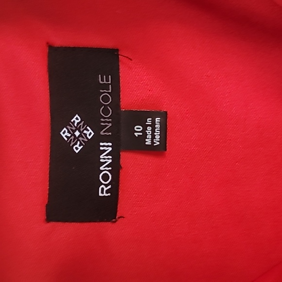 Ronni Nicole Lace Sleeveless Button Front Closure dress SZ 10 - Picture 5 of 13